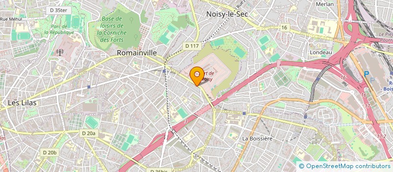 localisation de l'entreprise MONSIEUR MOHAMED FRAJ à ROMAINVILLE