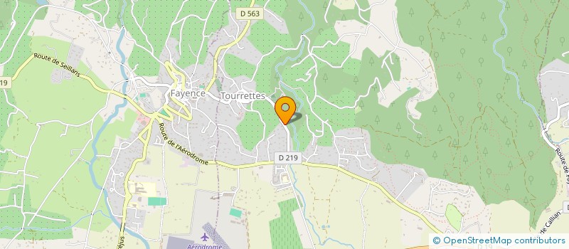 localisation de l'entreprise MONSIEUR MOHAMED FREDJ CHEBIL  FAYENCE