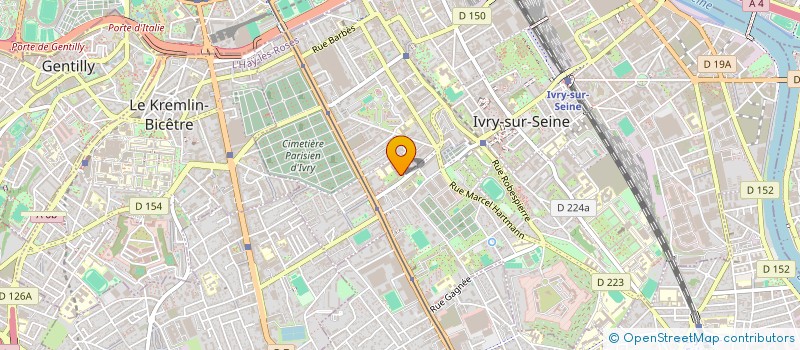 localisation de l'entreprise MONSIEUR MOHAMED FREIH-BENGABOU  IVRY-SUR-SEINE