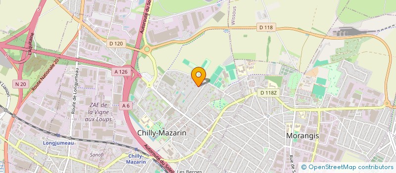 localisation de l'entreprise MONSIEUR MOHAMED FRIAA  CHILLY-MAZARIN