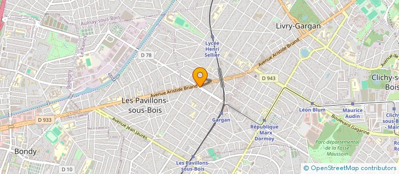 localisation de l'entreprise MONSIEUR MOHAMED GABALLA  LES PAVILLONS-SOUS-BOIS