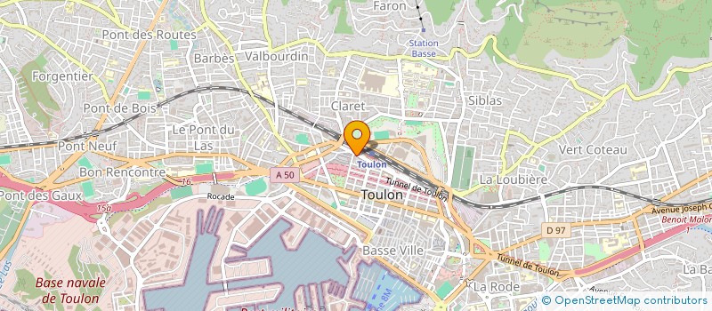 localisation de l'entreprise MONSIEUR MOHAMED GABSI  TOULON