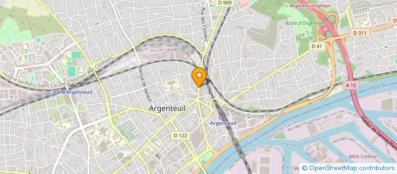 localisation de l'entreprise MONSIEUR MOHAMED GACHE  ARGENTEUIL