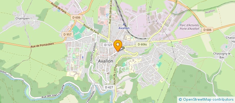 localisation de l'entreprise MONSIEUR MOHAMED GADIRI à AVALLON