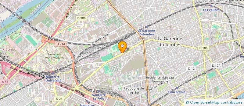 localisation de l'entreprise MONSIEUR MOHAMED GAIDA  LA GARENNE-COLOMBES