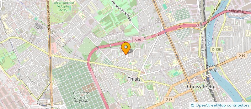 localisation de l'entreprise MONSIEUR MOHAMED GALAAOUI  THIAIS