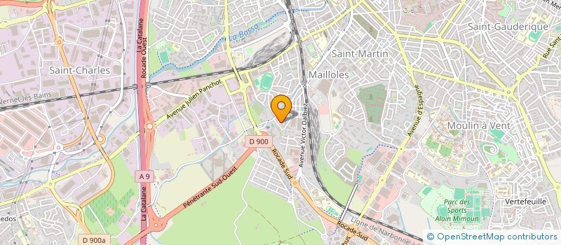 localisation de l'entreprise MONSIEUR MOHAMED GAMAH  PERPIGNAN