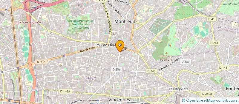 localisation de l'entreprise MONSIEUR MOHAMED GANI à MONTREUIL