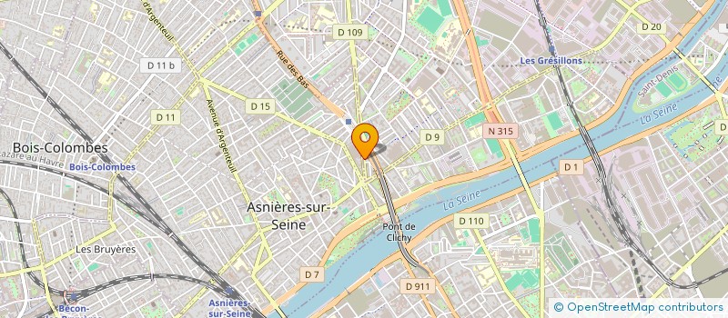 localisation de l'entreprise MONSIEUR MOHAMED GAOUA à GENNEVILLIERS