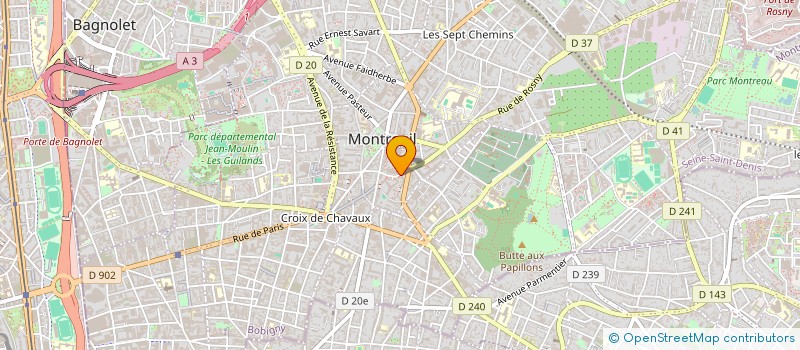 localisation de l'entreprise MONSIEUR MOHAMED GARBAA à MONTREUIL