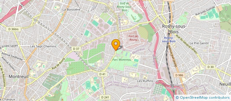 localisation de l'entreprise MONSIEUR MOHAMED GARES à MONTREUIL