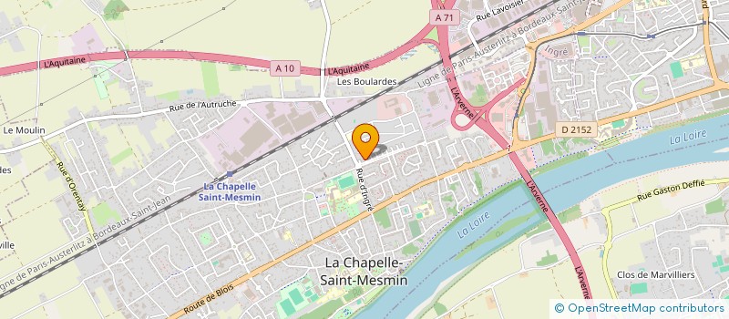 localisation de l'entreprise MONSIEUR MOHAMED GASMI à LA CHAPELLE-SAINT-MESMIN