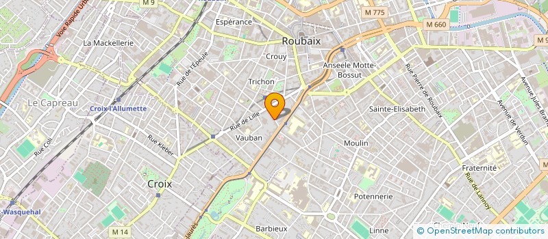 localisation de l'entreprise MONSIEUR MOHAMED GASSAMA  ROUBAIX