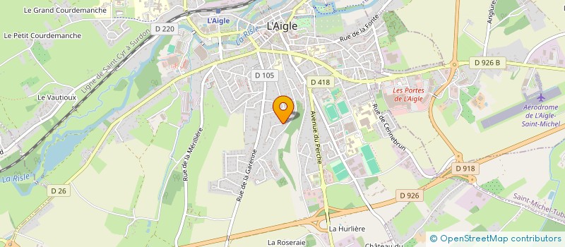 localisation de l'entreprise MONSIEUR MOHAMED GASSAMA à L'AIGLE