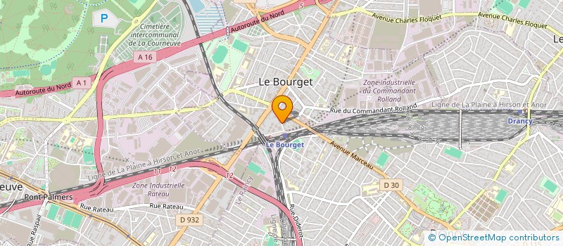 localisation de l'entreprise MONSIEUR MOHAMED GASSAMA à LE BOURGET