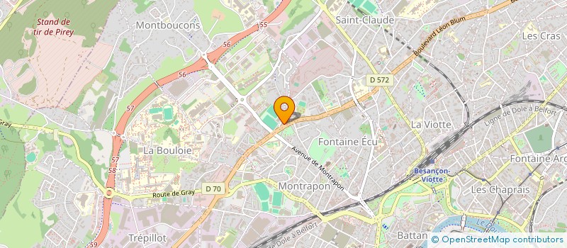 localisation de l'entreprise MONSIEUR MOHAMED GAZZAH à BESANCON