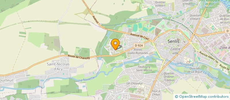 localisation de l'entreprise MONSIEUR MOHAMED GHABRI  SENLIS