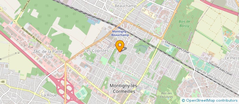 localisation de l'entreprise MONSIEUR MOHAMED GHADDAB  MONTIGNY-LES-CORMEILLES