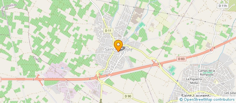 localisation de l'entreprise MONSIEUR MOHAMED GHADDARI  SAINT-HIPPOLYTE