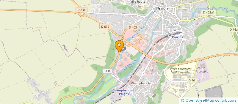 localisation de l'entreprise MONSIEUR MOHAMED GHALI  PROVINS