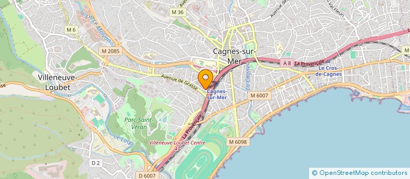 localisation de l'entreprise MONSIEUR MOHAMED GHALLOUSSI à CAGNES-SUR-MER