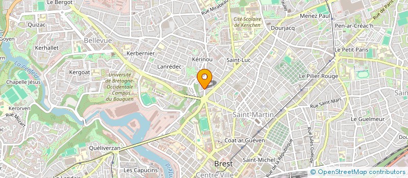 localisation de l'entreprise MONSIEUR MOHAMED GHANDOUR à BREST