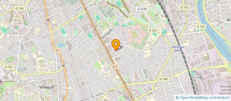 localisation de l'entreprise MONSIEUR MOHAMED GHANNEM  VITRY-SUR-SEINE