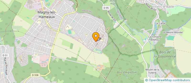 localisation de l'entreprise MONSIEUR MOHAMED GHARMAOUI  MAGNY-LES-HAMEAUX