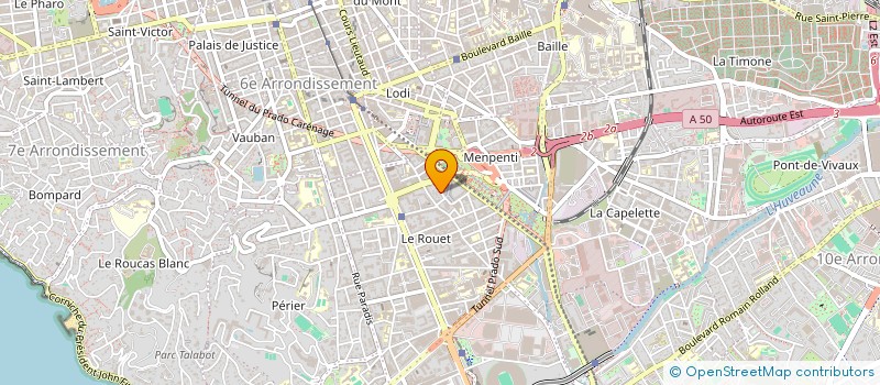localisation de l'entreprise MONSIEUR MOHAMED GHARNAOUT  MARSEILLE