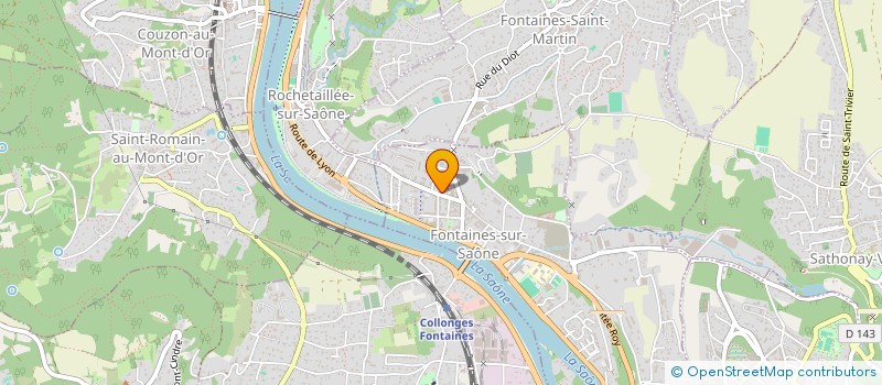 localisation de l'entreprise MONSIEUR MOHAMED-GHASSEN KHALED  FONTAINES-SUR-SAONE