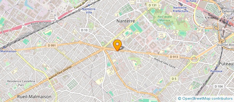 localisation de l'entreprise MONSIEUR MOHAMED GHENAGE à NANTERRE