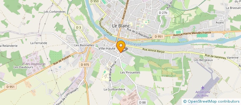 localisation de l'entreprise MONSIEUR MOHAMED GHENNAI à LE BLANC