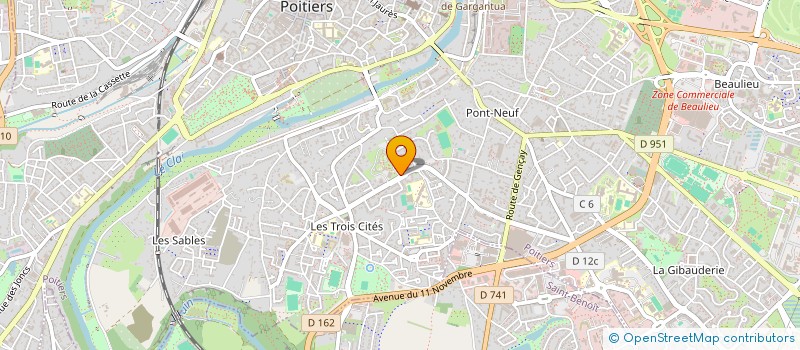 localisation de l'entreprise MONSIEUR MOHAMED GHERAB  POITIERS