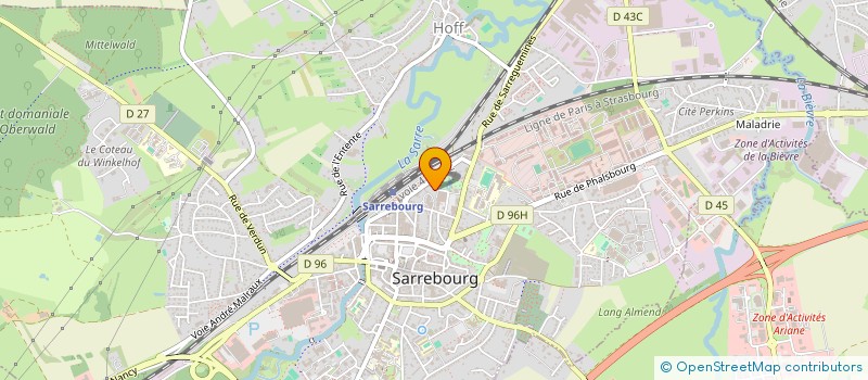 localisation de l'entreprise MONSIEUR MOHAMED GHLISSI à SARREBOURG