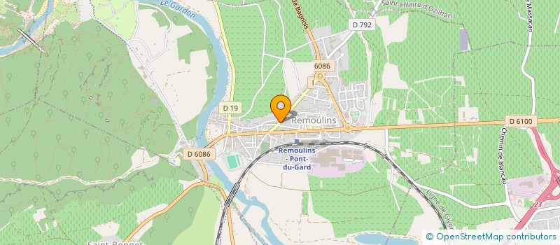 localisation de l'entreprise MONSIEUR MOHAMED GHORAFI  REMOULINS