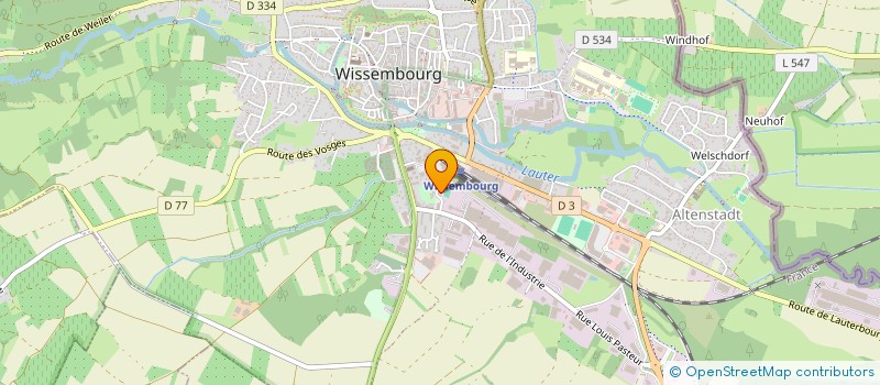 localisation de l'entreprise MONSIEUR MOHAMED GHOUMARI  WISSEMBOURG