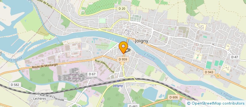 localisation de l'entreprise MONSIEUR MOHAMED GHRABI  JOIGNY