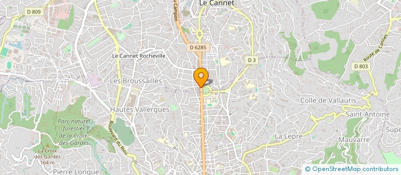 localisation de l'entreprise MONSIEUR MOHAMED GNOUNOU à LE CANNET