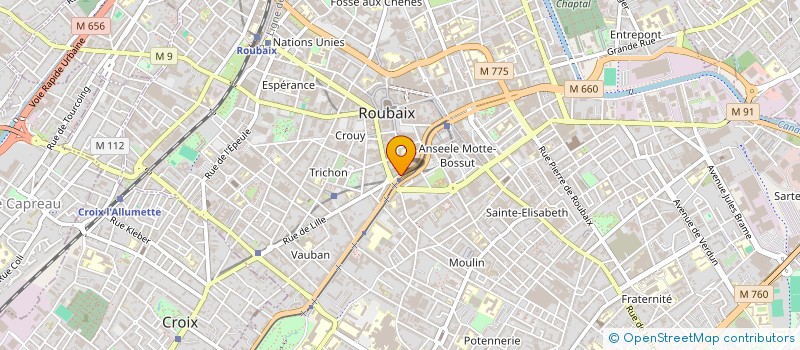 localisation de l'entreprise MONSIEUR MOHAMED GOUAL  ROUBAIX