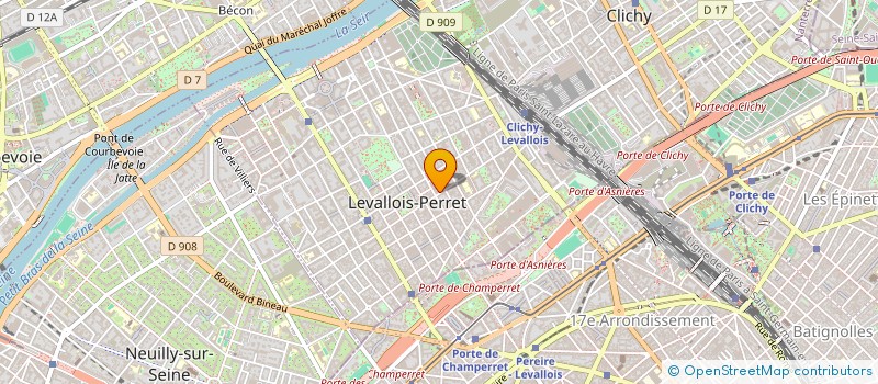 localisation de l'entreprise MONSIEUR MOHAMED GOUGOUCH à LEVALLOIS-PERRET
