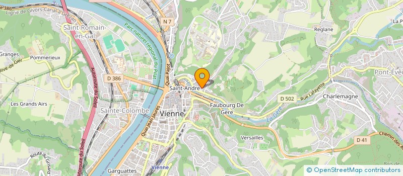 localisation de l'entreprise MONSIEUR MOHAMED GOUIDER  VIENNE