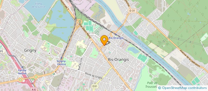 localisation de l'entreprise MONSIEUR MOHAMED GOURSSEMA  RIS-ORANGIS