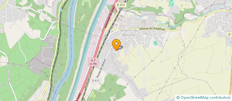 localisation de l'entreprise MONSIEUR MOHAMED GUECHI  SEREZIN-DU-RHONE