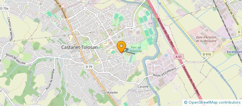 localisation de l'entreprise MONSIEUR MOHAMED GUECHOU à CASTANET-TOLOSAN