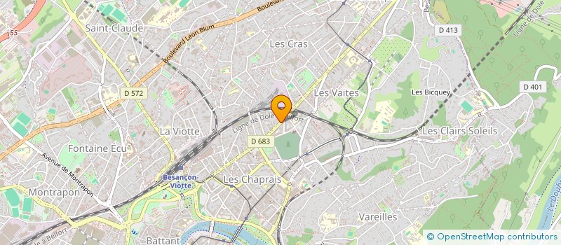 localisation de l'entreprise MONSIEUR MOHAMED GUELIL à BESANCON