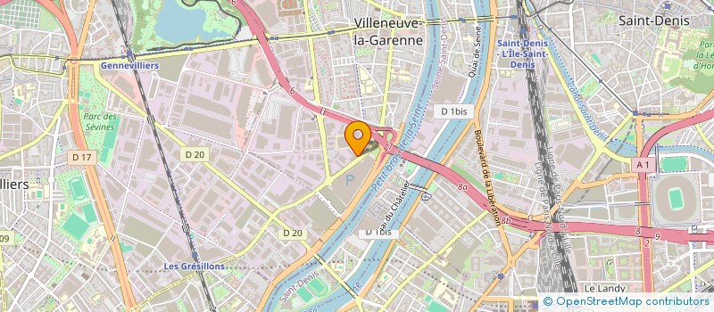 localisation de l'entreprise MONSIEUR MOHAMED GUELLIL à VILLENEUVE-LA-GARENNE