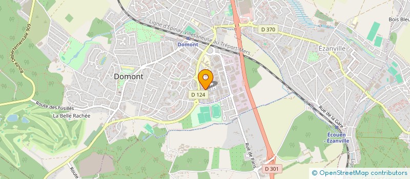 localisation de l'entreprise MONSIEUR MOHAMED GUEMAT  DOMONT