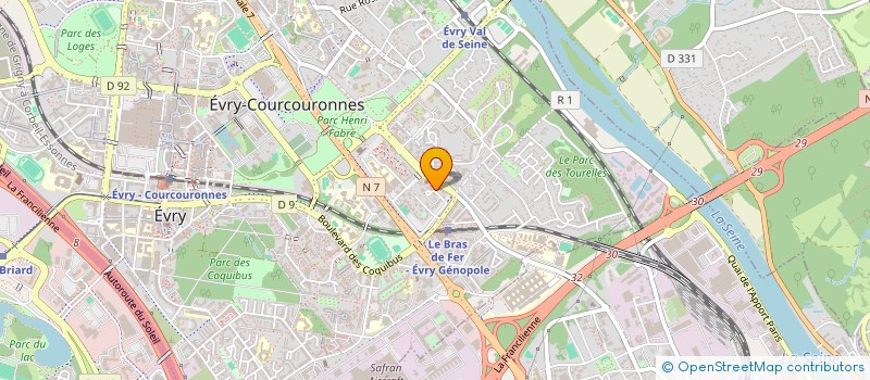 localisation de l'entreprise MONSIEUR MOHAMED GUENDOUL  EVRY-COURCOURONNES