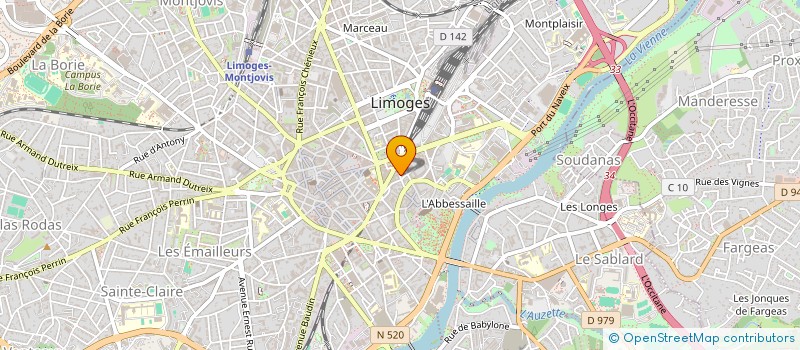 localisation de l'entreprise MONSIEUR MOHAMED GUENOUN à LIMOGES