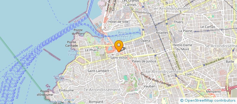 localisation de l'entreprise MONSIEUR MOHAMED GUENOUNOU  MARSEILLE